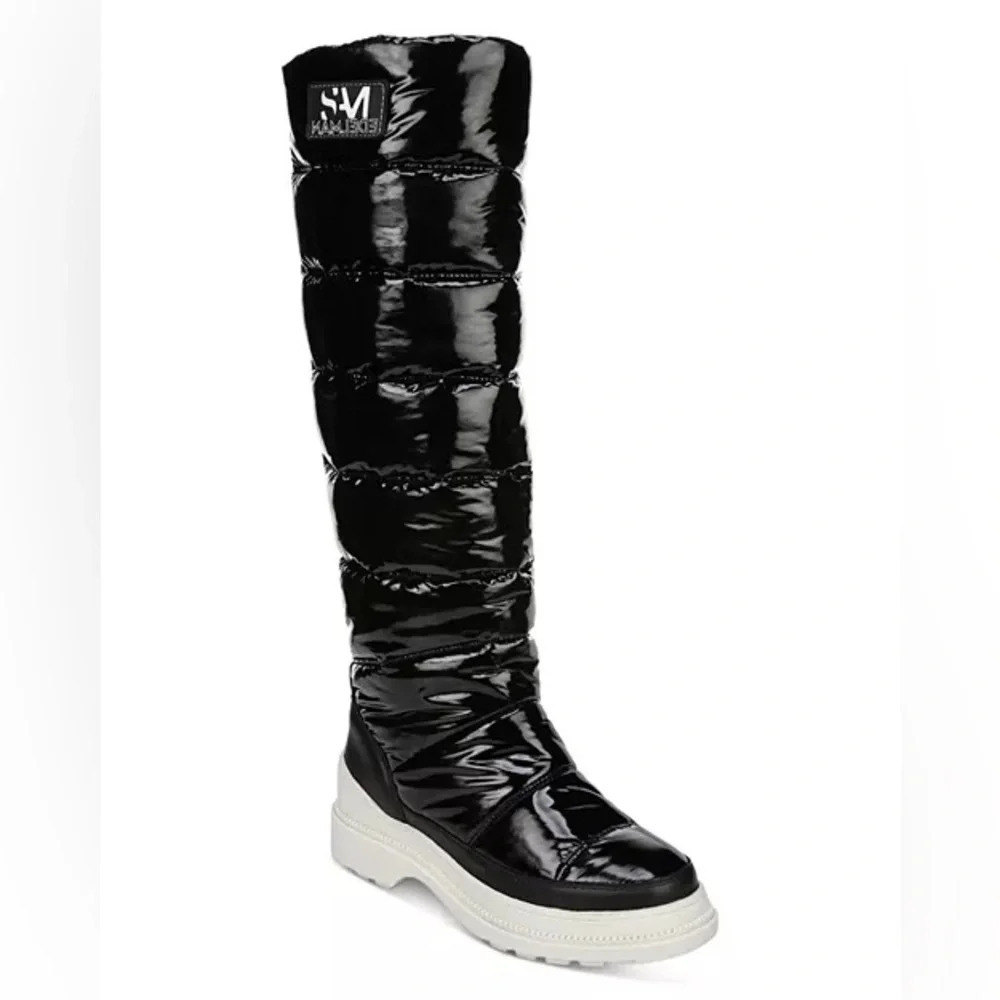 NIB Sam Edelman Camora Waterproof Puffer Tall Boots Black